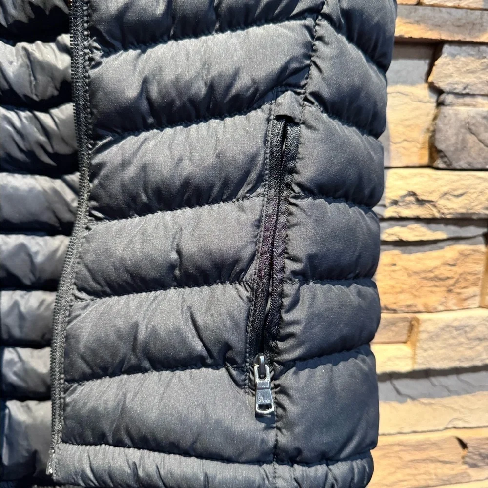 Kids Polo Ralph Lauren Black Puffer Vest Size 7